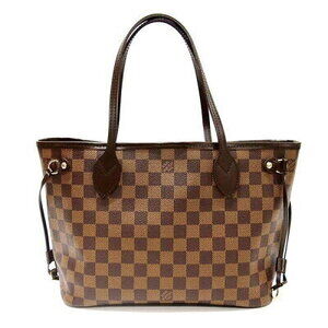 Louis Vuitton Neverfull Damier Ebene Brown Tote Bag Handbag